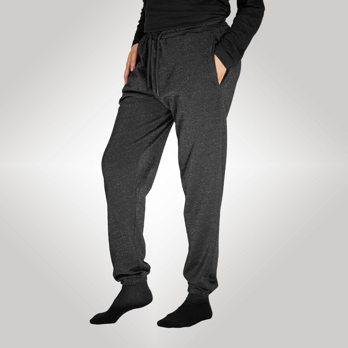 Cozy and Stylish Sparkly men's Terry Jogger Pants for Leisure