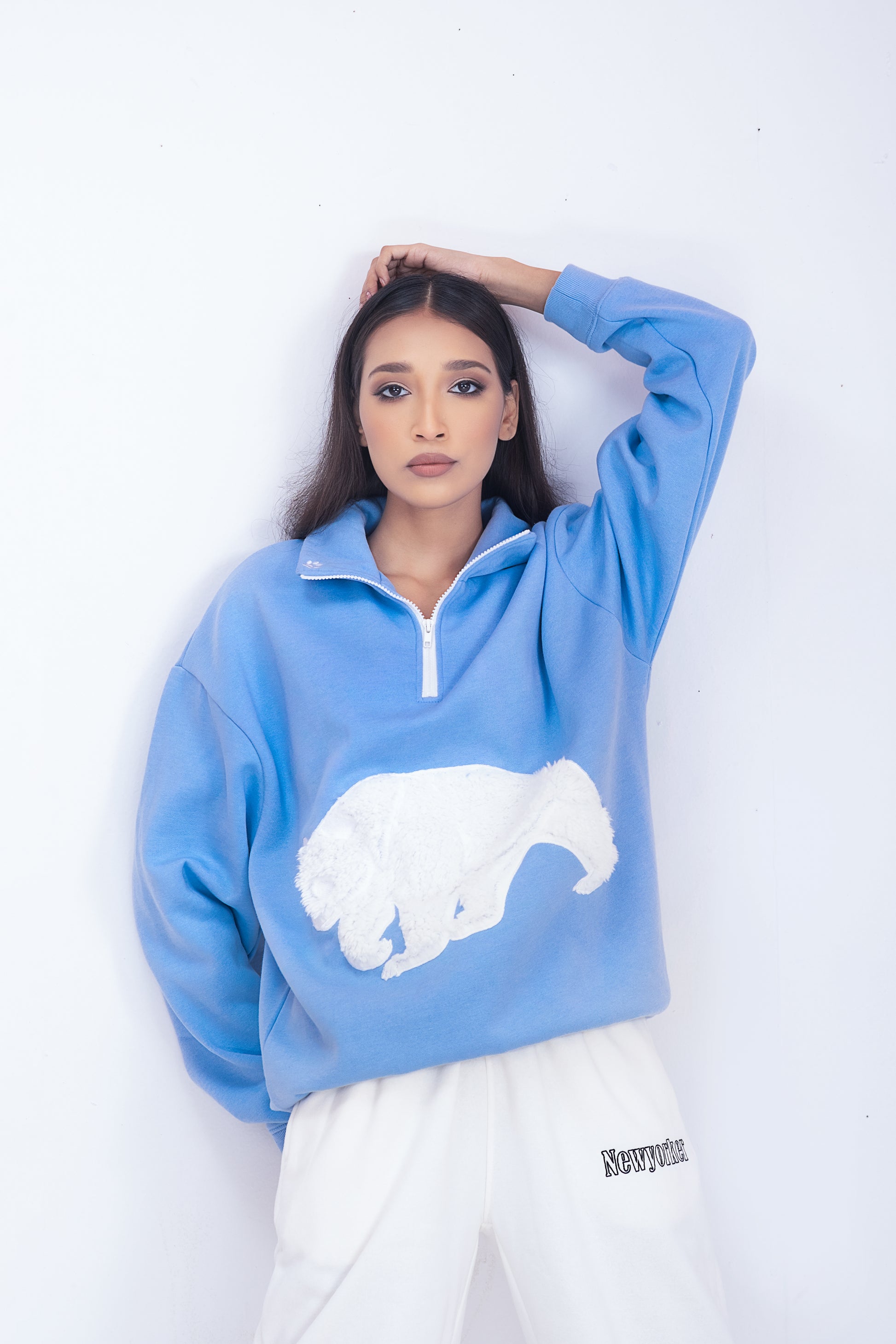 Animal Print Fleece Hoodies & Sweatshirts for Women's