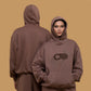 dark brown hoodie