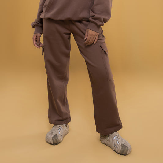 Chocolate Brown Cargo Jogger