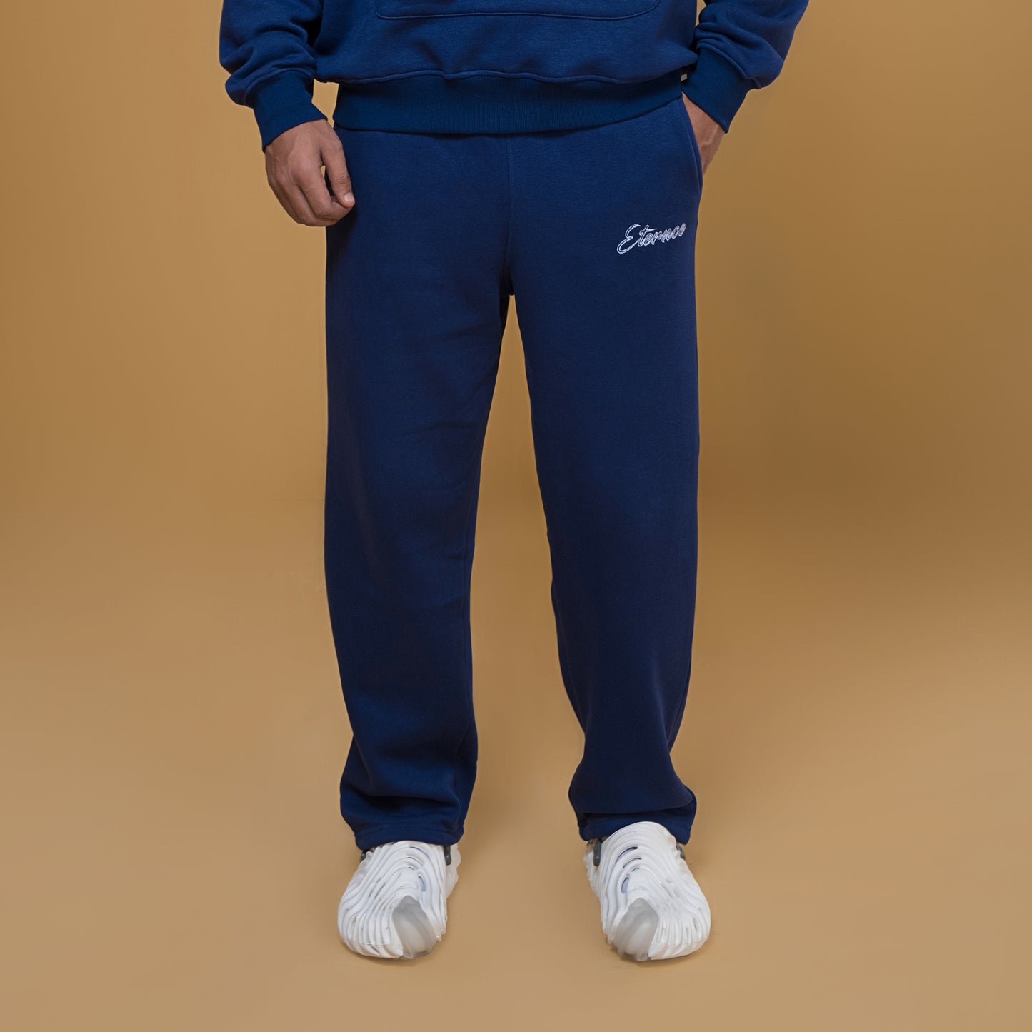 Iceberg Navy Blue Half Zip Hoodie and Jogger Set