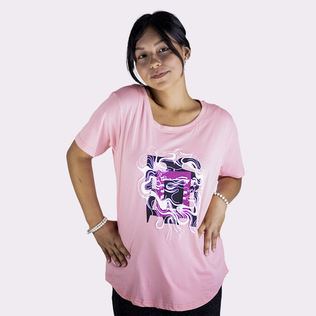Graphic Tee with UNIQUE BEAUTY Design Stand Out in Style for women's