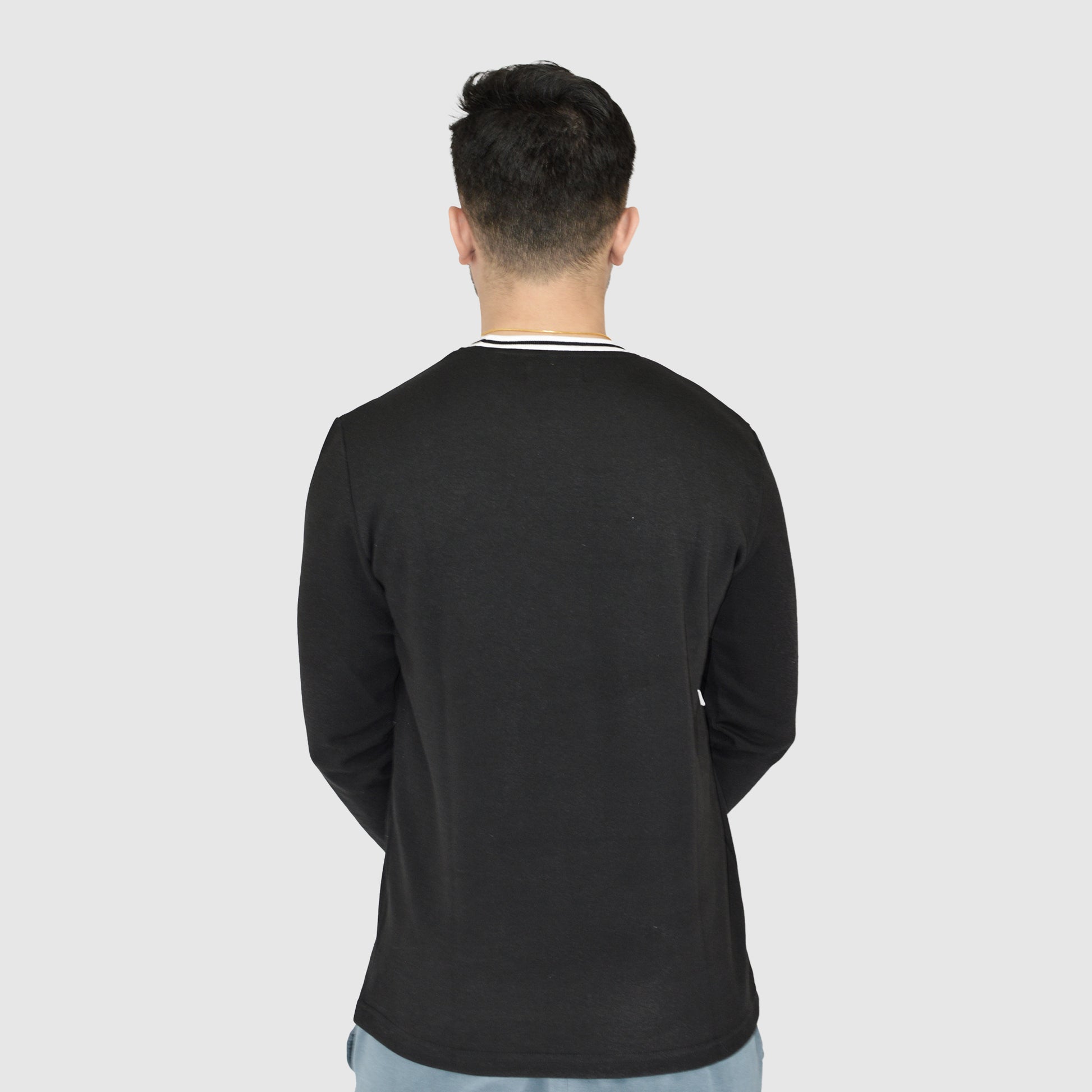 Black Full sleeve  T-Shirt for Men's
